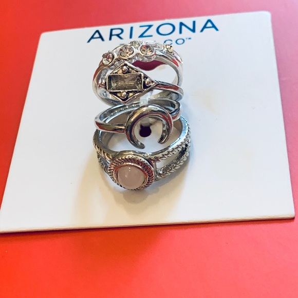 Arizona Jean Co. jewelry ring set silver moon hobo - Picture 3 of 4
